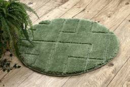RugsX Dywaniki Łazienkowe Rug in Green - Size: 100 cm diameter - thumbnail 4