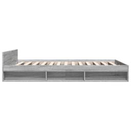 Berkfield Home Modern Bed Frame with Drawers without Mattress Grey Sonoma 120x200 cm - Size: Small Double - thumbnail 5