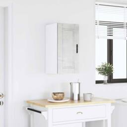 Berkfield Home Kitchen Wall Cabinet¬†Porto Concrete Grey Engineered Wood - thumbnail 2