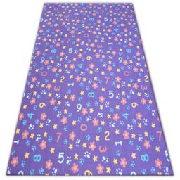 RugsX Fitted For Rug in Purple - Size: 100 cm x 150 cm - thumbnail 1