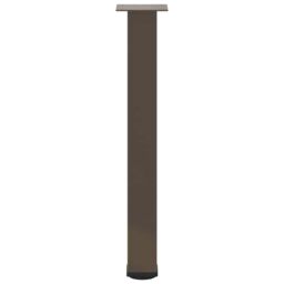 Berkfield Home Coffee Table Legs 4 pcs Natural Steel 72-74 cm Steel in Brown - thumbnail 6