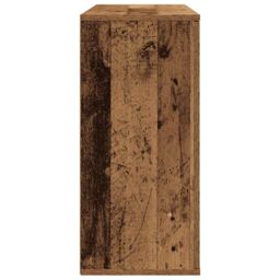 Berkfield Home Sideboard Old Wood 90x29.5x65 cm Engineered Wood in Brown - thumbnail 5