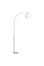 Living and Home Modern Arched Floor Lamp with Marble Base Adjustable Height 145-220CM - thumbnail 6