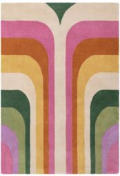 The Rug Shop UK Handmade Modern Abstract Pet Easy To Clean Pink Area Rug - Size: 200 cm x 290 cm - thumbnail 7