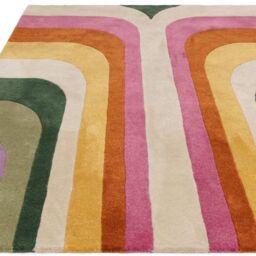 The Rug Shop UK Handmade Modern Abstract Pet Easy To Clean Pink Area Rug - Size: 200 cm x 290 cm - thumbnail 2