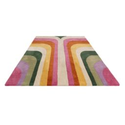 The Rug Shop UK Handmade Modern Abstract Pet Easy To Clean Pink Area Rug - Size: 200 cm x 290 cm - thumbnail 6
