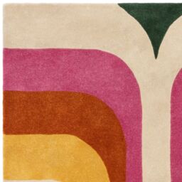 The Rug Shop UK Handmade Modern Abstract Pet Easy To Clean Pink Area Rug - Size: 200 cm x 290 cm - thumbnail 5