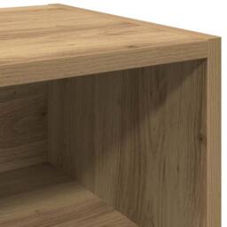 Berkfield Home Bedside Cabinets 2 pcs Artisan Oak 40x30x50 cm Engineered Wood in Brown - Size: 40 x 30 x 50 cm - thumbnail 7
