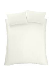 Bianca Egyptian Cotton 180 Thread Count Cotton Duvet Cover Set in Cream - Size: Single - thumbnail 4