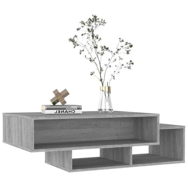 Berkfield Home Decorative Coffee Table Grey Sonoma 105x55x32 cm Engineered Wood - Size: 105 x 55 x 32 cm - image 1