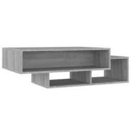 Berkfield Home Decorative Coffee Table Grey Sonoma 105x55x32 cm Engineered Wood - Size: 105 x 55 x 32 cm - thumbnail 3
