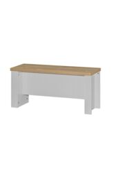 Birlea Dining Table & Bench Set Highgate 2 Kitchen Traditional in Grey - thumbnail 9