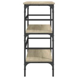 Berkfield Home Console Table Sonoma Oak 100x32x75 cm Engineered Wood in Brown - Size: 100 x 32 x 75 cm - thumbnail 6