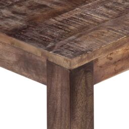 Berkfield Home Coffee Table 50x50x35 cm Solid Mango Wood in Brown - Size: 50 x 50 x 35 cm - thumbnail 4