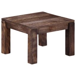 Berkfield Home Coffee Table 50x50x35 cm Solid Mango Wood in Brown - Size: 50 x 50 x 35 cm - thumbnail 9