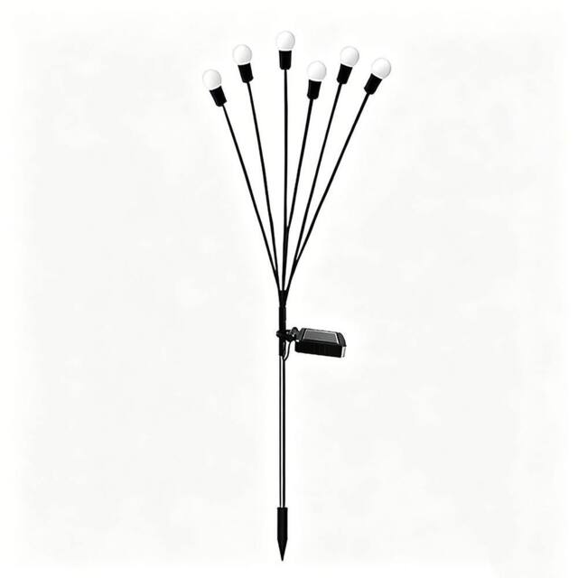 Obasyhig Style 3 Solar powered garden swing lamp in Warm White - image 1