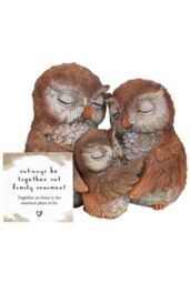 KDMD Owl-ways Be Together Owl Family Ornament - thumbnail 3
