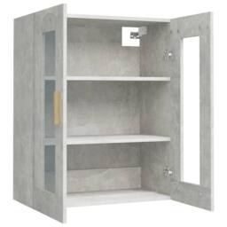 Berkfield Home Hanging Wall Cabinet Concrete Grey 69.5x34x90 cm - thumbnail 5