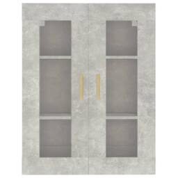 Berkfield Home Hanging Wall Cabinet Concrete Grey 69.5x34x90 cm - thumbnail 3