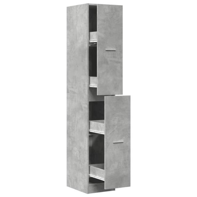 Berkfield Home Apothecary Cabinet¬†Concrete Grey 30x41x174.5 cm Engineered Wood - image 1