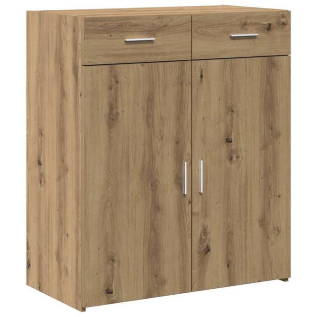 Berkfield Home Storage Cabinet Artisan Oak 80x42.5x93.5 cm Engineered Wood in Brown - image 1
