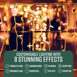 Globrite 50 LED Christmas Fairy String Lights Battery Operated - Warm White - thumbnail 3