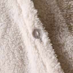 OHS Tufted Boucle Stripe Duvet Cover with Pillowcase Bedding Set in Natural - Size: Single - thumbnail 4