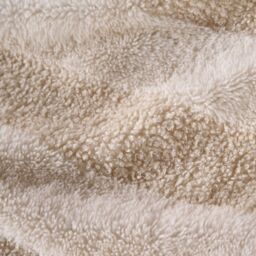 OHS Tufted Boucle Stripe Duvet Cover with Pillowcase Bedding Set in Natural - Size: Single - thumbnail 5