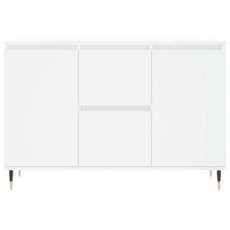 Berkfield Home Sideboard White 104x35x70 cm Engineered Wood - Size: 104 x 35 x 70 cm - thumbnail 5
