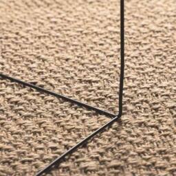 Berkfield Home Rug 200x290 cm Jute Look Indoor & Outdoor in Beige - Size: 100 cm diameter - thumbnail 5