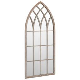 Berkfield Home Mirror Sand 100x45 cm Iron for Indoor Use in Beige