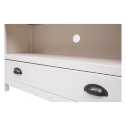 Cabinet Bits Lovere Off-White 1 Drawer TV Cabinet Brass Cup Handle - thumbnail 5