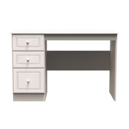Ready Assembled 2 U Stratford 3 Drawer Desk (Ready Assembled) in Taupe - thumbnail 1