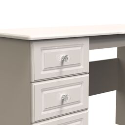 Ready Assembled 2 U Stratford 3 Drawer Desk (Ready Assembled) in Taupe - thumbnail 4