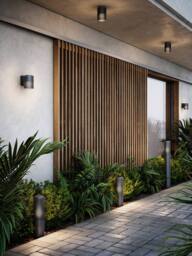 Nordlux Modern Outdoor Garden Post Black Aluminium E27 Coastal/Marine Safe, IP44 - thumbnail 4