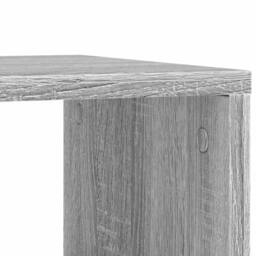 Berkfield Home Side Table with Wheels Grey Sonoma 50x30x55 cm Engineered Wood - Size: 50 x 30 x 55 cm - thumbnail 8