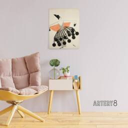 "Artery8 Alexandra Exter Sketch Woman's Fashion Canvas Wall Art Print in Beige - Size: W18"" x H24""" - thumbnail 3