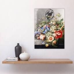 "Artery8 Henstenburgh Flowers Fruit Great Tit & a Mouse Wall Art Print - Size: W12"" x H16""" - thumbnail 4
