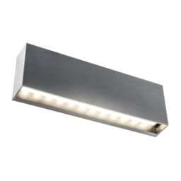 CGC Lighting Darna Black Slim LED Outdoor Wall Light Up & Down 4000k Natural White IP65 - thumbnail 5