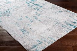 Livabliss Lustro-Abstract Blue Grey Beige Modern Marble Living Dining Bedroom Rug in Teal - Size: 200 cm x 275 cm - thumbnail 7