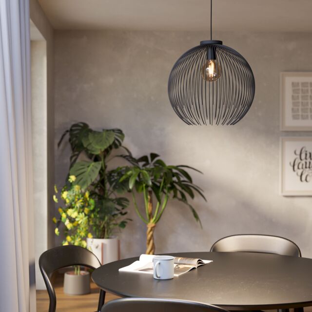 Eglo Venezuela Black Steel Pendant Light - image 1