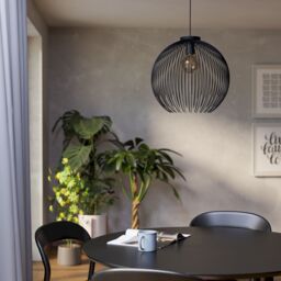 Eglo Venezuela Black Steel Pendant Light - thumbnail 2