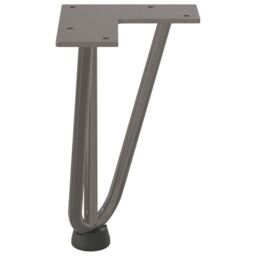 Berkfield Home Hairpin Table Legs 4 pcs Natural Steel 20 cm Solid Steel in Brown - thumbnail 6