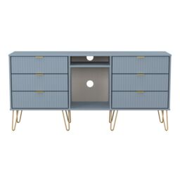 Ready Assembled 2 U Bexley 6 Drawer Sideboard (Ready Assembled) in Light Blue - thumbnail 2