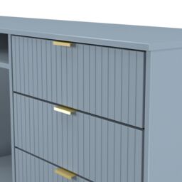Ready Assembled 2 U Bexley 6 Drawer Sideboard (Ready Assembled) in Light Blue - thumbnail 5