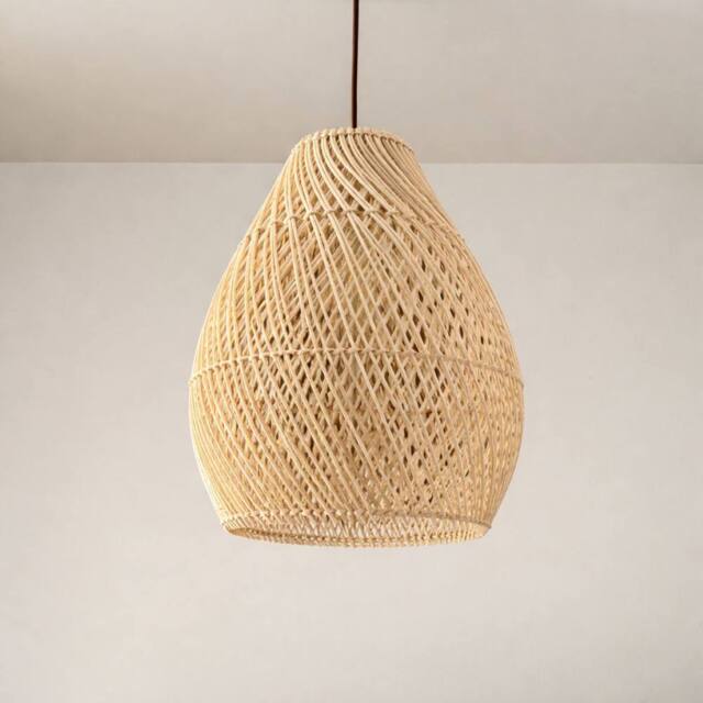 CGC Lighting CGC Enya Natural Rattan Easy Fit Hand Made Lampshade - image 1