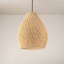 CGC Lighting CGC Enya Natural Rattan Easy Fit Hand Made Lampshade