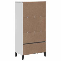 Berkfield Home Bookcase VIKEN White 60x35x123 cm Engineered Wood - Size: 60 x 35 x 123 cm - thumbnail 8