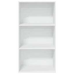Berkfield Home Bookcase White 60x30x114 cm Engineered Wood - Size: 60 x 30 x 114 cm - thumbnail 4