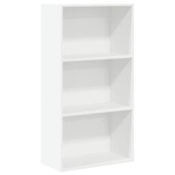 Berkfield Home Bookcase White 60x30x114 cm Engineered Wood - Size: 60 x 30 x 114 cm - thumbnail 2